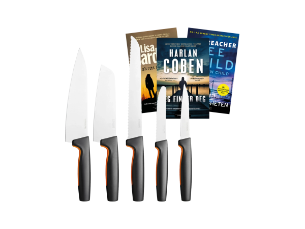 Velkomstgave med Fiskars knivsett