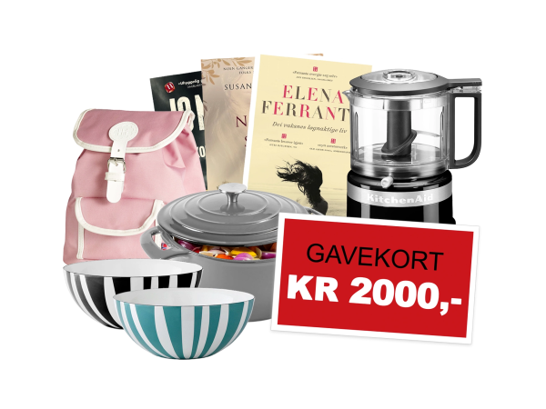 Gavekort på 2000 kr i velkomstgave