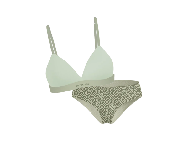 Undertøyssett med hipster og bralette