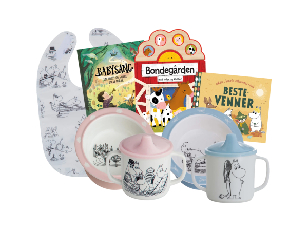 Velkomstgave med Mummi servisesett